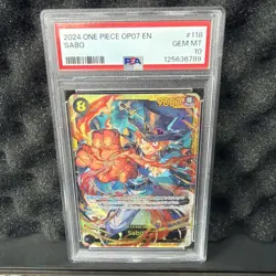 2024 One Piece Op07-500 Years In The Future Sabo PSA 10 #118 - Image 1