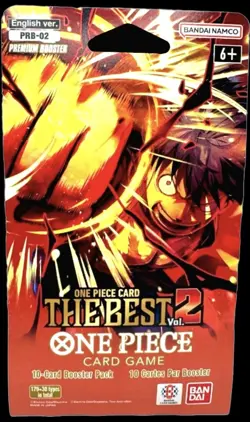 One Piece TCG PRB-02 Sleeved Booster Pack English Premium Best Vol 2 Blister - Image 1