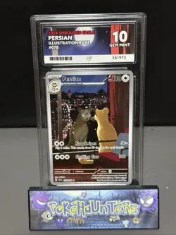 Pokemon Card Persian 078/064 Shrouded Fable Illustration Rare Ace 10 GEM MINT - Image 1