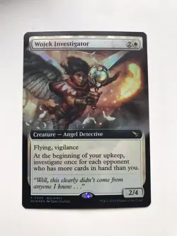 Wojek Investigator Foil Promo Extended Borderless MTG Magic Card NM Mint MKM - Image 1