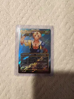 Tidus, Yuna's Guardian (Borderless) (Surge Foil) Commander: Final Fantasy Foil - Image 1
