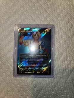 Tidus, Yuna's Guardian (Borderless) (Surge Foil) Commander: Final Fantasy Foil - Image 2