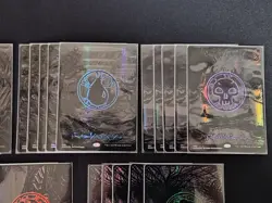 MTG Phyrexia: All Will Be One Oil Slick Raised Foil Land 25 set (5 of each type) - Image 3