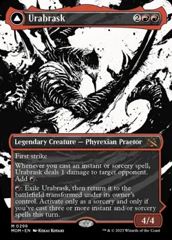MTG Magic the Gathering Urabrask (299/481) March of the Machine NM - Image 1