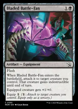 MTG Magic the Gathering Bladed Battle-Fan (91/481) March of the Machine NM - Image 1