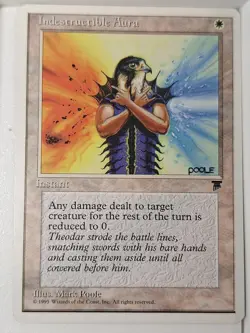 Indestructible Aura - Chronicles - Magic the Gathering MTG Nice! - Image 1