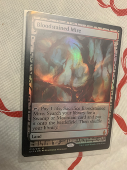 Foil Bloodstained Mire MTG Battle for Zendikar MINT - Image 1