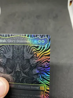 Mondrak, Glory Dominus (Oil Slick Raised Foil) Phyrexia: All Will Be One Foil - Image 2