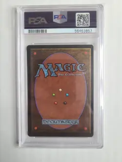 MTG Goblin Wizard PSA 9 MINT 1994 The Dark Vintage Reserved List Magic Card RARE - Image 4