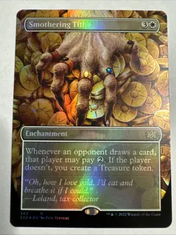 Smothering Tithe (Borderless) (Foil) - MTG Double Masters 2022 - Image 1