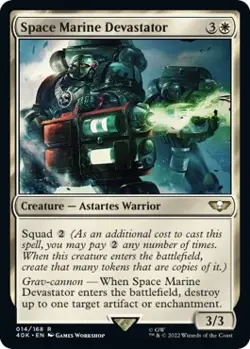 MTG Space Marine Devastator - 14 / English / Near Mint - Image 1
