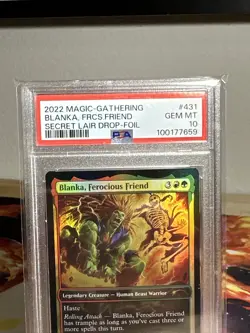 PSA 10 MTG Secret Lair BLANKA Ferocious Friend Foil Mtg Steet FIghter - Image 3