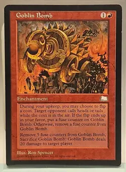 🔥🔥 Goblin Bomb 🔥🔥Mtg Weatherlight 🌟RARE🌟 Regular Magic The Gathering - Image 1