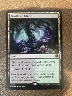 1x MTG Deathcap Glade Innistrad Remastered RARE Land NM Free Shipping - Image 1