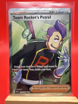 Pokemon TCG Team Rocket's Petrel 226/182 Sv10: Destined Rivals Holo NM - Image 1