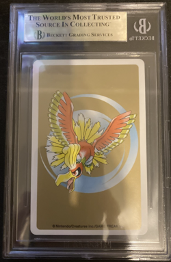 Pokemon - Grimer 9 of Spades, Gold Ho-oh Back Poker Deck #88 Beckett BGS 9.5 - Image 2