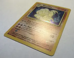 Pokemon TCG Base Set Ninetales Holo Foil Rare Card 12/102 Light Play - Image 4