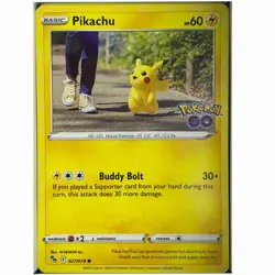 Pikachu 027/078 2022 English Pokemon GO - Image 1