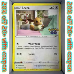 Eevee 054/078 Pokemon GO English Regular 2022 - Image 1