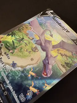 Aerodactyl V (Alternate Full Art) 180/196 Swsh11: Lost Origin Holo Pokemon - Image 5
