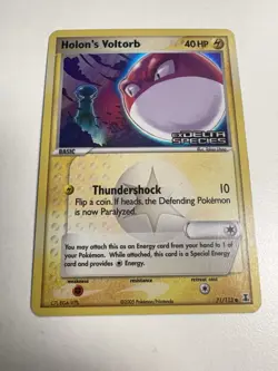 Holon's Voltorb 71/113 EX Delta Holo Stamped Pokemon TCG - Image 1