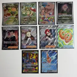 x10 Illustration Rare Bundle English Mint Pokemon TCG (various assortment) - Image 1