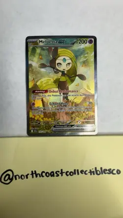 Meloetta ex 167/086 SIR Holo - Sv: Black Bolt - Pokemon TCG - NM - Image 1