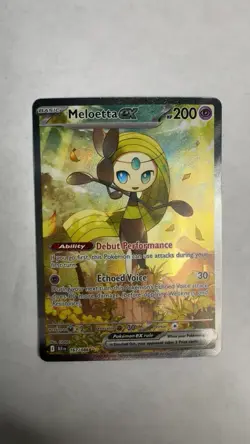 Meloetta ex 167/086 SIR Holo - Sv: Black Bolt - Pokemon TCG - NM - Image 2