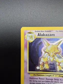 Pokemon TCG Alakazam Base Set 1/102 Holo 1999-2000 Wizards Base Set Copyright... - Image 4