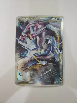 Palkia and Dialga Legend Oversize Jumbo Pokemon Card 101/102 102/102 Holo MP - Image 1
