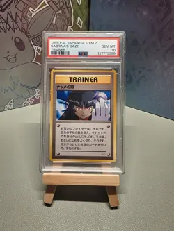 1999 POKEMON JAPANESE GYM 2 SABRINA'S GAZE TRAINER PSA 10 - Image 1