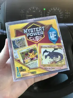 NEW Sealed Pokemon Power Mystery Cube Box. Possible Charizard Foil Base Set! 728192492327 - Image 1