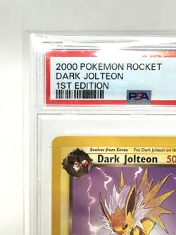 Pokemon PSA 10 Dark Jolteon Team Rocket 1st Edition 2000 Gem Mint Arita - Image 2