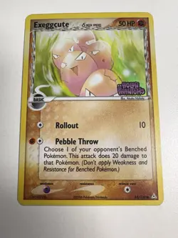 Exeggcute 65/110 Delta Species Ex Holon Phantoms Reverse Holo Stamped Pokemon HP - Image 1
