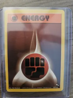 Pokemon Fighting Energy Gym Heroes 127/132 Excellent Condition - Image 1