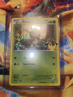 Chespin 6/25 2021 McDonald's 25th Anniversary Pokemon Card Promo Holo - Nm - Image 4