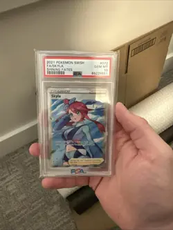 2021 Pokemon Shining Fates Skyla #072 Full Art Sword & Shield PSA 10 Gem Mint - Image 1