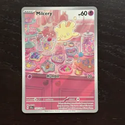 Milcery 152/142 Pokemon Stellar Crown SV Illustration Rare Full Art NM - Image 1