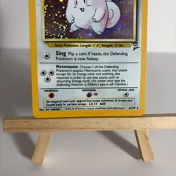 1999 Pokemon TCG Clefairy Base Set #5/102 Damaged Holo - Image 4