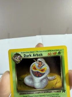 Pokemon Vintage WOTC Dark Arbok 2/82 Team Rocket Holo Rare Unlimited - Image 3