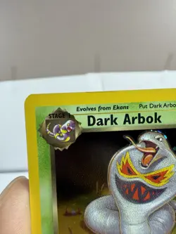 Pokemon Vintage WOTC Dark Arbok 2/82 Team Rocket Holo Rare Unlimited - Image 5