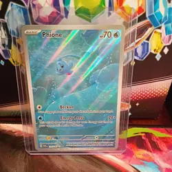 Phione Twilight Masquerade Pokemon Card Illustration Rare, 175/167 - Image 1