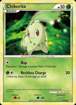 Pokemon Chikorita (53/106) Call of Legends LP - Image 1