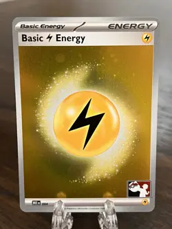 Lightning Holo Energy Prize Pack Series Promo Series 8 Pokemon Card NM/LP - Image 1