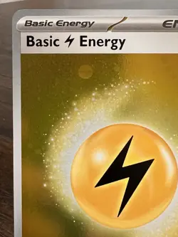 Lightning Holo Energy Prize Pack Series Promo Series 8 Pokemon Card NM/LP - Image 2