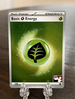 Grass Holo Energy Pokemon Prize Pack Series Promo Series 8 Pokemon Card NM/LP - Image 1