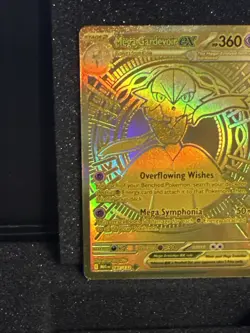 Pokemon TCG Mega Gardevoir EX Holo Gold Card 187/132 Mega Evolution - Image 2