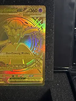 Pokemon TCG Mega Gardevoir EX Holo Gold Card 187/132 Mega Evolution - Image 3