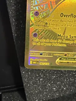 Pokemon TCG Mega Gardevoir EX Holo Gold Card 187/132 Mega Evolution - Image 4
