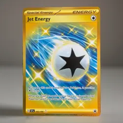 Pokemon TCG Surging Sparks Jet Energy 252/191 Special Energy Hyper Rare NM/M - Image 1